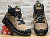 Спортивні шкіряні черевики, кросівки термо Salomon Contagrip Gore-Tex, фото 7