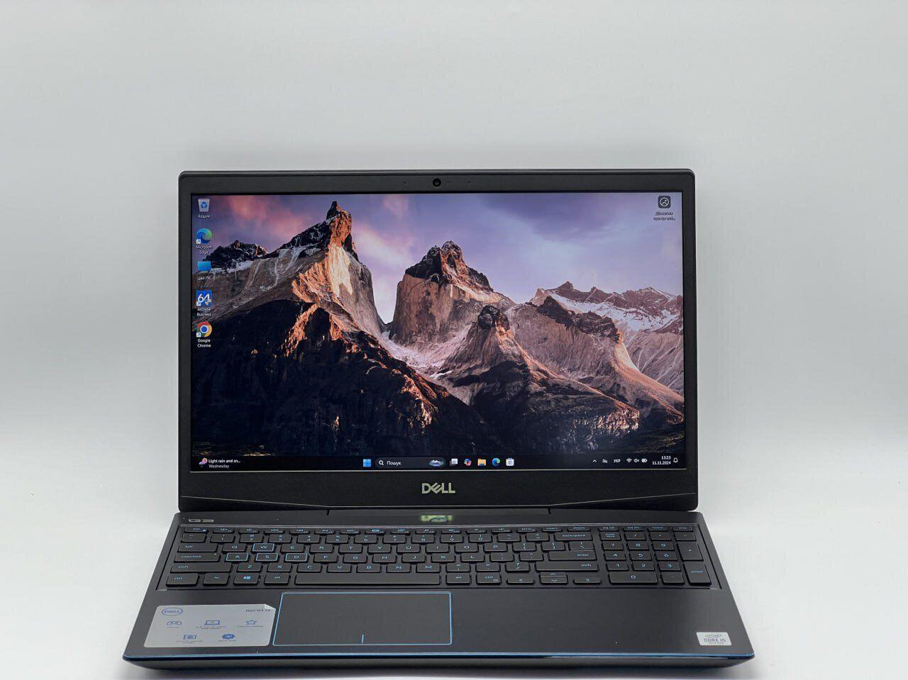 Б/в Ігровий ноутбук Dell 15 G3 Gaming 15.6" 1920x1080| i5-10300H| 32GB RAM| 480GB SSD| GTX 1650 Ti 4GB