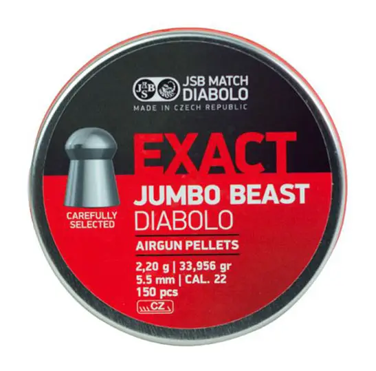 Кулі JSB Exact Jumbo Beast 5.52мм, 2.2г, 150шт