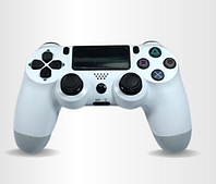 Бездротовий bluetooth джойстик DOUBLE-motor vibration 4 Wireless Controller PS4 - DS-2312, Білий