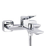 Змішувач для ванни Qtap Presto (з душовим гарнітуром) QTPRE259CRM45574 Chrome, фото 4