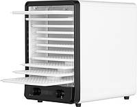 Сушарка для продуктів Ardesto 550Вт, піддонів - 10+1x3см, макс - 70°С, сітка для ягід, пластик, білий