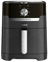Мультипіч Tefal AirFry&Grill 1550Вт, чаша-4.2л, електронне керув., пластик, чорний (EY501815) (код 145995)