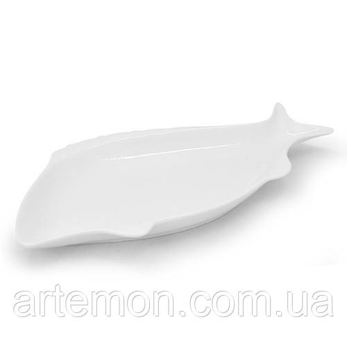 Блюдце порцеляна "Рибка" 10" (25*12*3см) Stenson (MC3648-10) [Склад зберігання: Одеса №3]