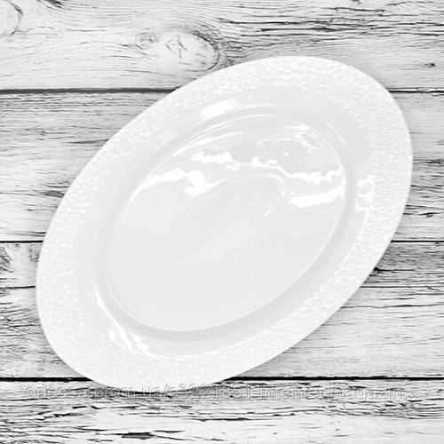 Блюдо порцеляна  "Pimples" 14" (36см) Stenson (MC4563-14) [Склад зберігання: Одеса №3]