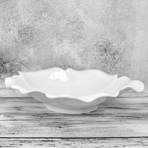 Блюдо порцеляна  "Квітка" 14" (36см) Stenson (MC4554-14) [Склад зберігання: Одеса №3]