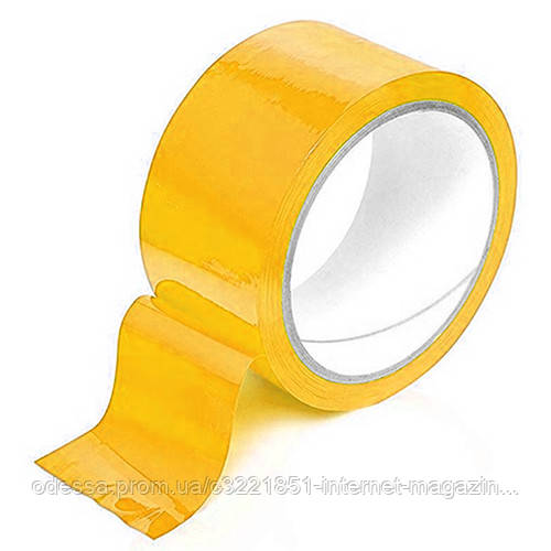 Скотч пакувальний жовтий 200м Stenson (S-200Y) [Склад зберігання: Одеса №3]