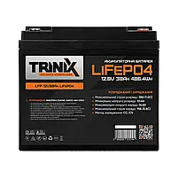 Акумуляторна батарея літій-залізо-фосфатна 12В 38А*год Trinix 12V38Ah LiFePO4 (44-00005), фото 2