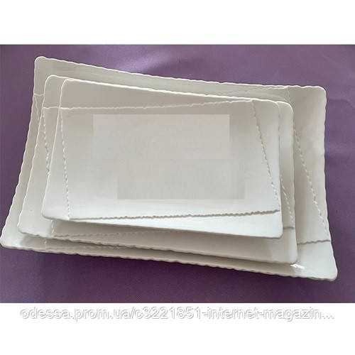 Блюдо порцеляна "Papyrus" 11.5" (29.5см) Stenson (MC4286-11.5) [Склад зберігання: Одеса №3]