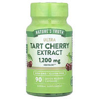 Терпка вишня екстракт Tart Cherry 1200 мг 90 капс лікування подагри, від сечової кислоти   Nature's Truth США