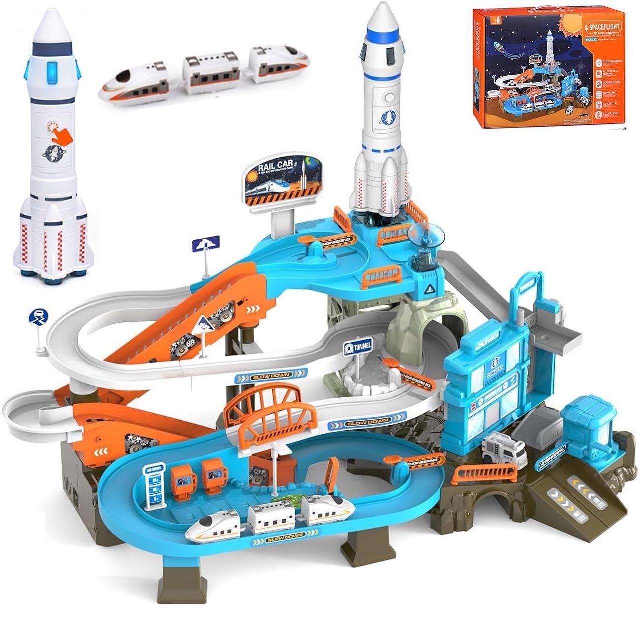 Інтерактивний трек з автоматичним підйомником "Космічна станція" арт. ZX 006 A, фото 1