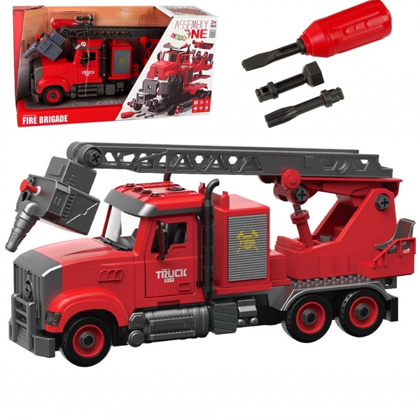 Машина — конструктор "Пожежна машина" Assembly Zone арт. YW 9081 B, фото 1
