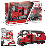 Машина — конструктор "Пожежна машина" Assembly Zone арт. YW 9081 B, фото 10