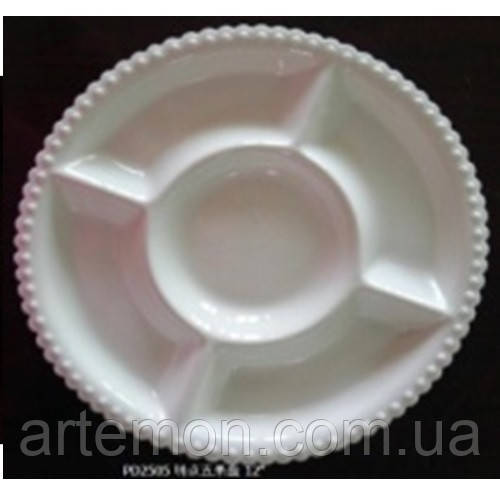 Мінажниця порцеляна 12" (30.5см) Stenson (MC4171-12) [Склад зберігання: Одеса №3]