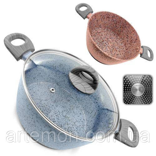 Каструля з кришкою лита "Granite" інд. дно 26*11см Besser 10376-26 [Склад зберігання: Одеса №3]