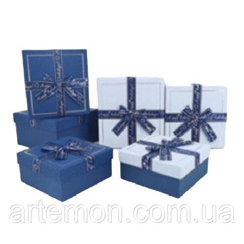Коробка подарункова "Happines" 3шт/наб 19*19*10/17*17*8/15*15*7см Stenson R33323B [Склад зберігання: Одеса №3]