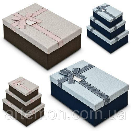 Коробка подарункова "Best wishes" 3шт/наб 23*16*10/21*14*8/19*12*7см Stenson R33275B [Склад зберігання: Одеса №3]