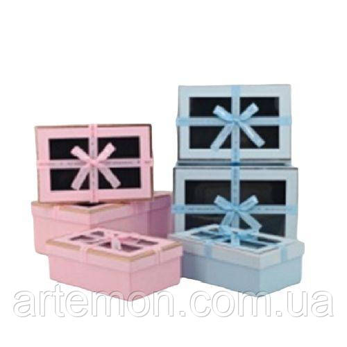 Коробка подарункова "Amazing" 3шт/наб 23*16*10/21*14*8/19*12*7см Stenson R33283P [Склад зберігання: Одеса №3]