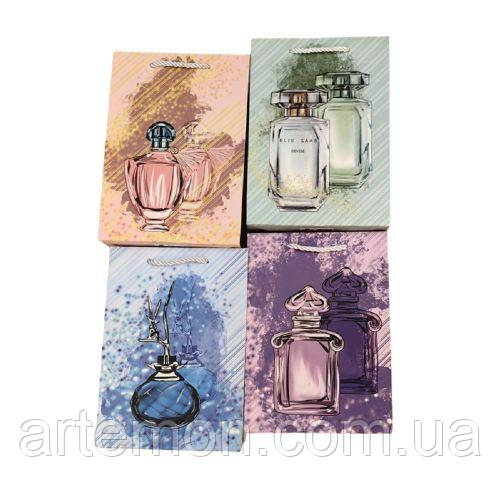 Пакет подарунковий паперовий S "Perfume" 17*24*8см Stenson R32960-S [Склад зберігання: Одеса №3]