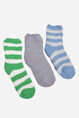 Набір шкарпеток жіночих травка в смужку 3 штуки р.35-41 191398T Безкоштовна доставка