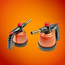 Лампа паяльна газова (190 г/360 мл) з п'єзопідпалом