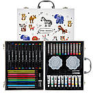 Набір для малювання 50шт + Подарунок Скетч маркери 36шт / Дитячий набір для творчості / Комплект художника, фото 2