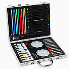 Набір для малювання 50шт + Подарунок Скетч маркери 36шт / Дитячий набір для творчості / Комплект художника, фото 4