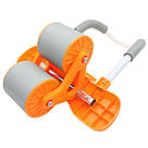 Тренажер-ролик для м'язів преса з таймером, 2 колеса, 2022 / Автоматичний тренажер колесо / Колесо для преса, фото 7