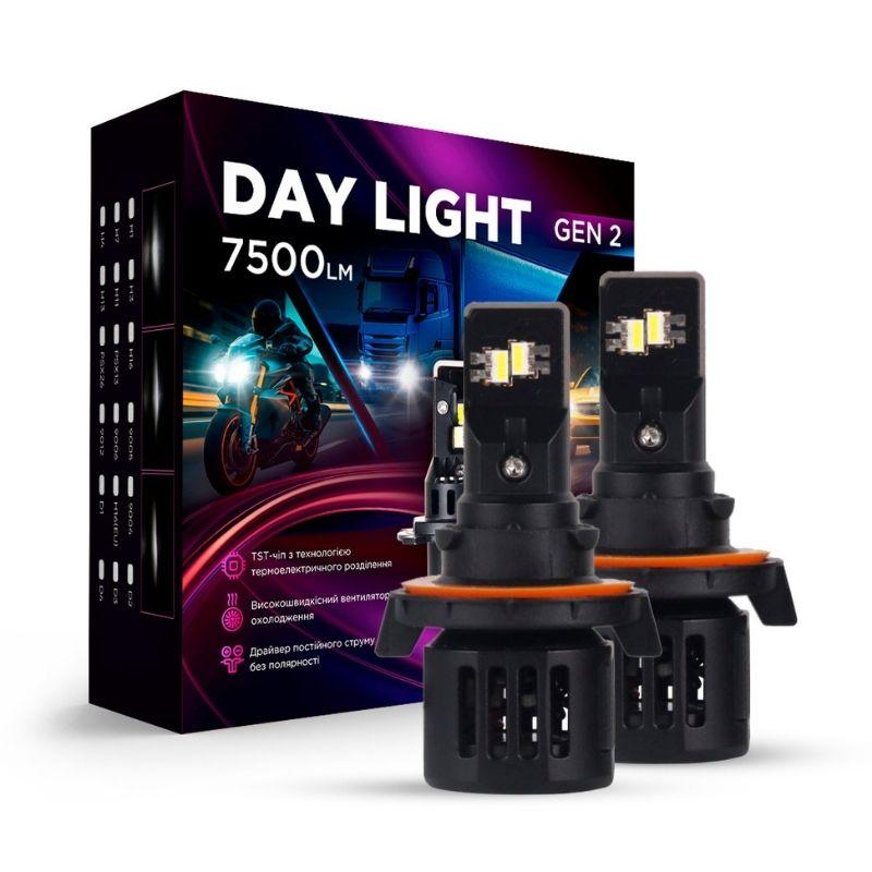 Світлодіодні лампи Н13 для авто Carlamp Day Light Gen2 Led автолампи 5800 K 7500 Lm (DLG2H13)