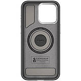 Чохол SGP PC+Leather with MagSafe для Apple iPhone 15 (6.1") Black, фото 3