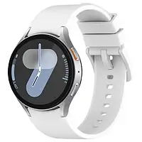 Ремінець для смарт-годинника BeCover Tape для Samsung Galaxy Watch (20mm) 3 41mm/4 40mm-44mm/5 40-44mm/6 40-44mm/7 40-44mm White
