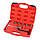 Комплект фрез для гнізд форсунок Mar-Pol M57688 8 предметів + пластикова валіза Червоний, фото 2