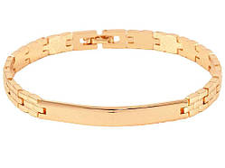 Браслет Позолота 18K Браслетний візерунок з вставкою розмір 19.5см х 6мм (223931) ТМ XUPING