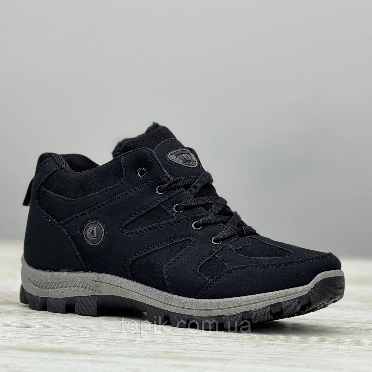 Кросівки чоловічі зимові чорні Кроссовки мужские зимние черные (Код: 3501)