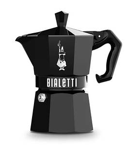Гейзерна кавоварка Bialetti Moka Express 130 мл. 3 чашки Exclusive Black