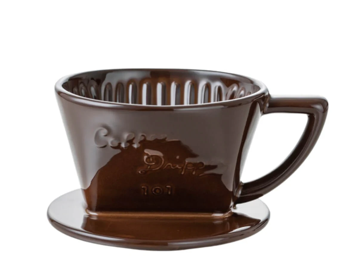 Пуровер Cafec Arita Ware Trapezoid Dripper 101 Brown, фото 1