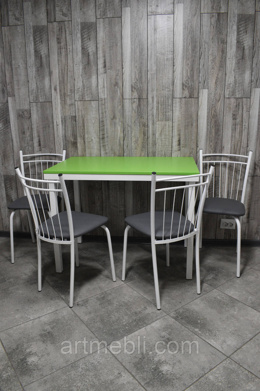 Кухонний комплект (стіл + 4 стільці), фото 1