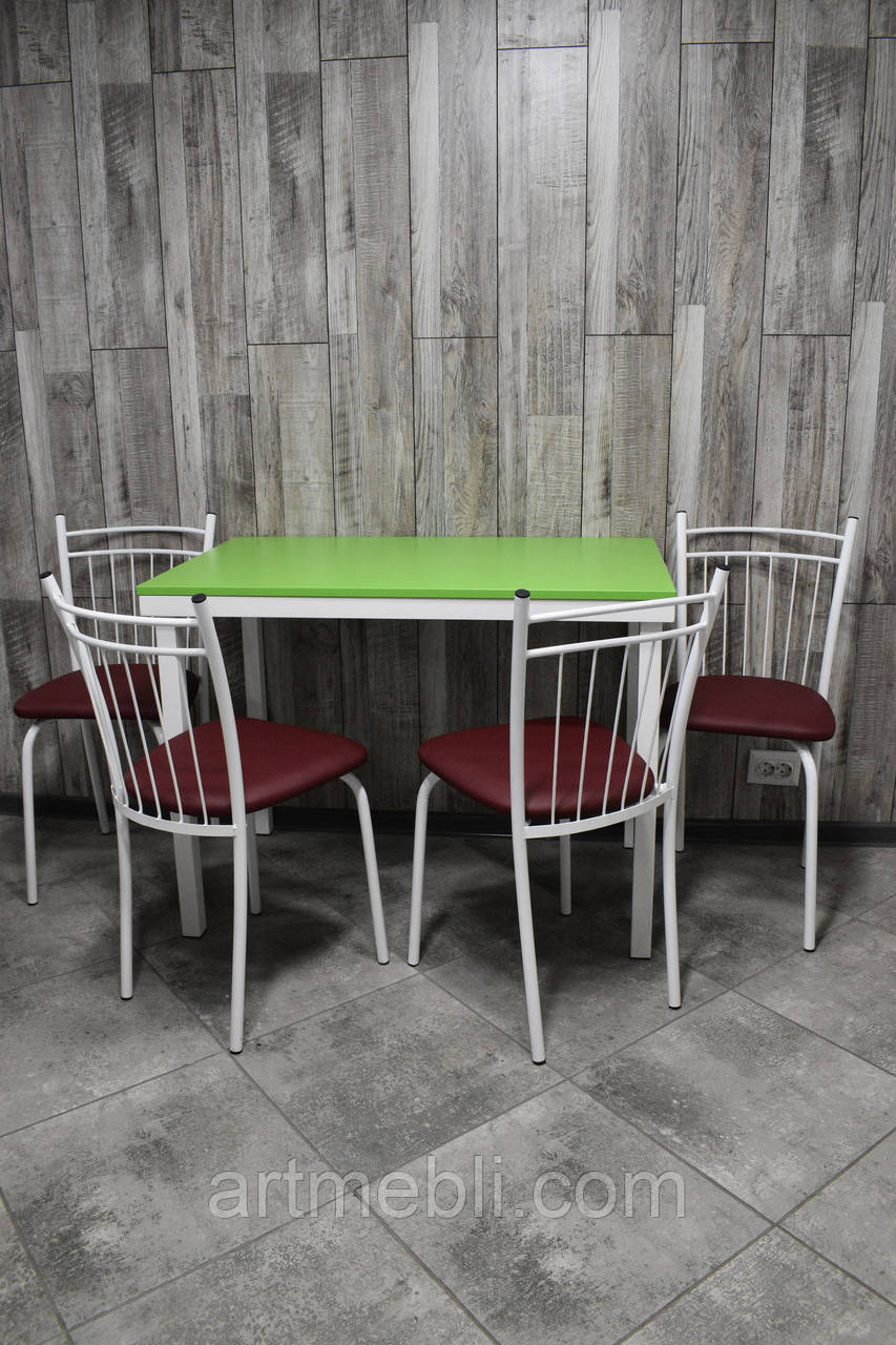 Кухонний комплект (стіл + 4 стільці), фото 1