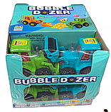 Іграшка Бульдозер з жувальними гумками Kidsmania Bubble Mania Bubble Dozer Trucks 17 г, фото 8