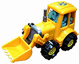 Іграшка Бульдозер з жувальними гумками Kidsmania Bubble Mania Bubble Dozer Trucks 17 г, фото 2