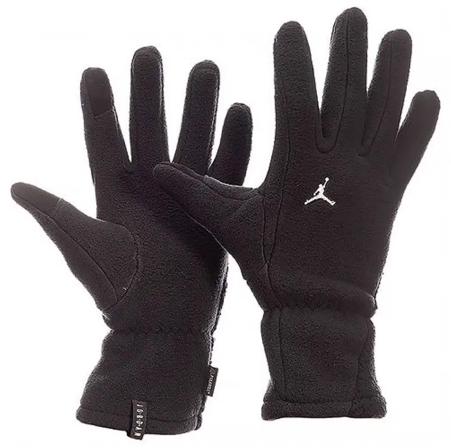 Рукавички Nike JORDAN M LG FLEECE чорний, білий Чол L, фото 1