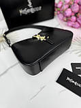 Жіноча сумка Yves Saint Laurent YSL Le 5 ↑ 7 Ів Сен Лоран чорний, фото 3