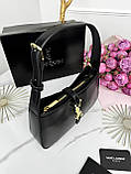 Жіноча сумка Yves Saint Laurent YSL Le 5 ↑ 7 Ів Сен Лоран чорний, фото 4