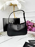 Жіноча сумка Yves Saint Laurent YSL Le 5 ↑ 7 Ів Сен Лоран чорний, фото 6