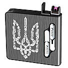 Запальничка електроімпульсна Герб України з футляром у подарунковому пакованні LG-401U2, фото 3