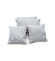 Комплект декоративних подушок Firanka Made 38х24см 2шт 26х26см 2шт білий (п_0401)