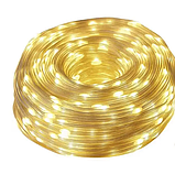 Гірлянда вулична 20м 200led теплий колір на сонячній батареї з пультом дистанційного керування великі краплі роси, фото 6