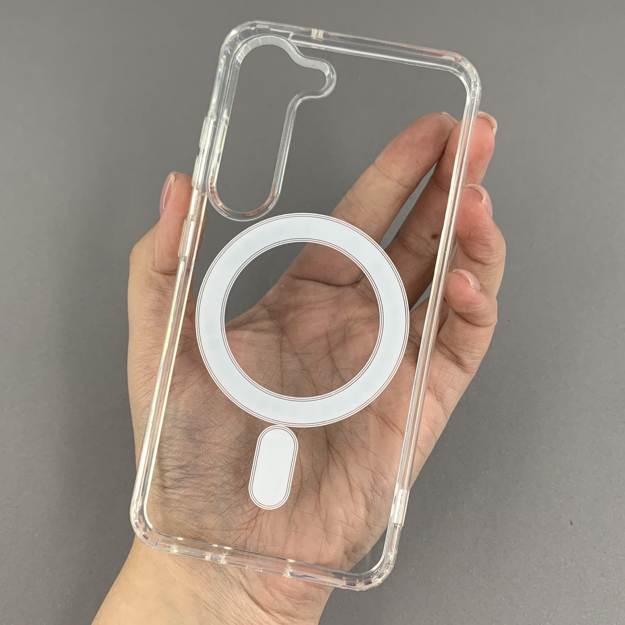 Чохол для Samsung Galaxy S23 прозорий чохол з MagSafe на телефон самсунг с23 n3h