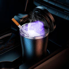 Попільничка в авто Hoco ZP9 250 мл із підсвіткою. Авто попільниця 250 мл із підсвіткою