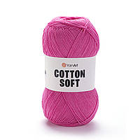 Yarnart COTTON SOFT (Котон Софт) № 42 малина (Пряжа бавовна з акрилом, нитки для в'язання)